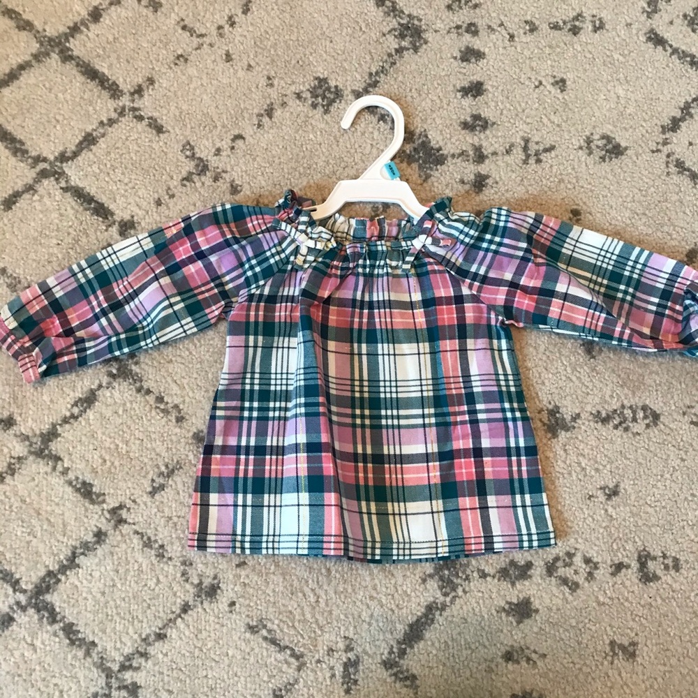 Baby Girl Plaid Top